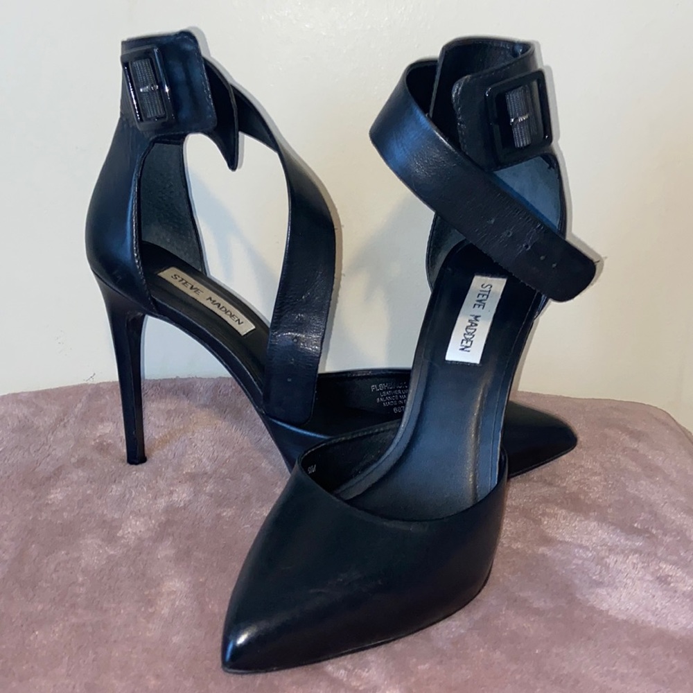 Steve Madden black heels size 9